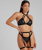 Heart Stopper Faux Leather Lingerie Set provides essential lift and support for creating your best summer outfits of the season for 2023!