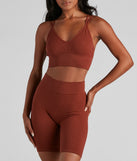 You’ll look stunning in the Perfectly Chill Seamless Bralette when paired with its matching separate to create a glam clothing set perfect for parties, date nights, concert outfits, back-to-school attire, or for any summer event!