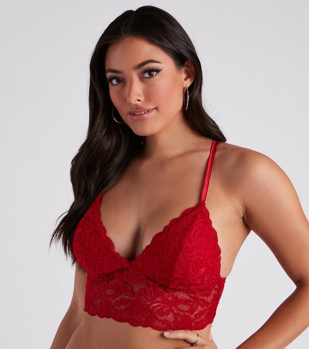 Flirtatious Allure Lace Longline Bra provides essential lift and support for creating your best summer outfits of the season for 2023!