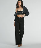 With fun and flirty details, the In The Moment Scoop Neck Faux Leather Bralette shows off your unique style for a trendy outfit for the summer or fall season!