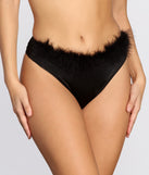 Forever Love Marabou Trim Briefs provides essential lift and support for creating your best summer outfits of the season for 2023!