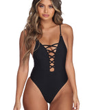 Sleek And Strappy Swimsuit is a trendy pick to create 2023 festival outfits, festival dresses, outfits for concerts or raves, and complete your best party outfits!