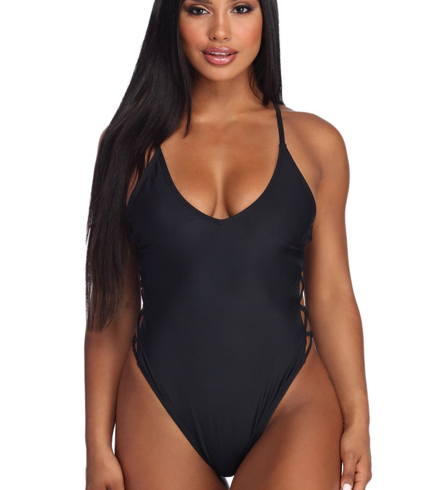 By Your Side Lattice Swimsuit
