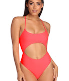 Strapped In Style Neon Swimsuit