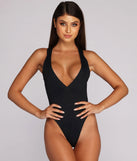 Simply Sexy Plunging Swimsuit