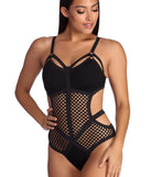 Hot Catch Netted Swimsuit