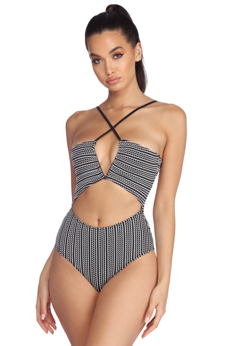 Stunning Stripes Swimsuit