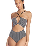 Stunning Stripes Swimsuit