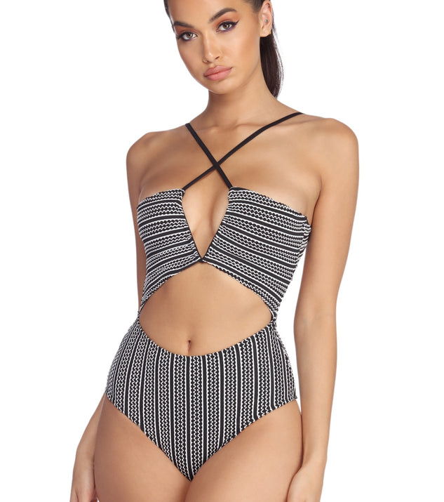 Stunning Stripes Swimsuit