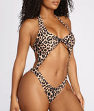 Stay Wild Halter Swimsuit is a trendy pick to create 2023 festival outfits, festival dresses, outfits for concerts or raves, and complete your best party outfits!