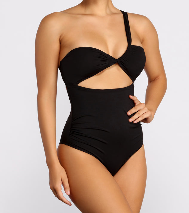 Bring The Heat One Shoulder Swimsuit