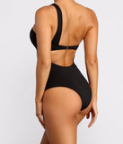 Bring The Heat One Shoulder Swimsuit