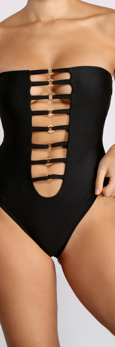 Take A Dip O-Ring One Piece Swim