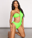 Cut Out For This One Shoulder Swimsuit