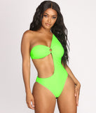 Cut Out For This One Shoulder Swimsuit