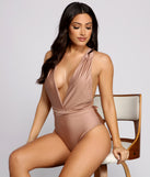 Sultry Appeal V-Neck One Piece Swimsuit