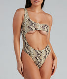 Fiercely Bold Cutout Swimsuit