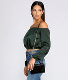 Velvet Cross-body Wallet Purse is the perfect Homecoming look pick with on-trend details to make the 2023 HOCO dance your most memorable event yet!