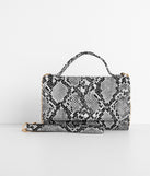 Snake Print Cross-Body Wallet for 2022 festival outfits, festival dress, outfits for raves, concert outfits, and/or club outfits