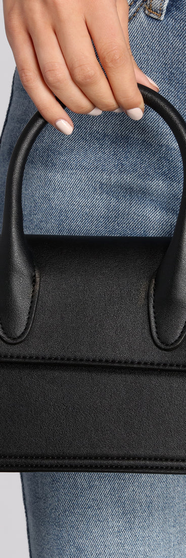 Modish Moments Faux Leather Mini Purse for 2022 festival outfits, festival dress, outfits for raves, concert outfits, and/or club outfits