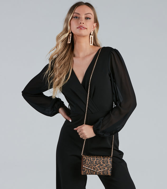 Like A Lady Saffiano Wallet Crossbody