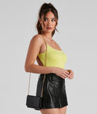 Chic Croc Embossed Crossbody Wallet is a trendy pick to create 2023 festival outfits, festival dresses, outfits for concerts or raves, and complete your best party outfits!