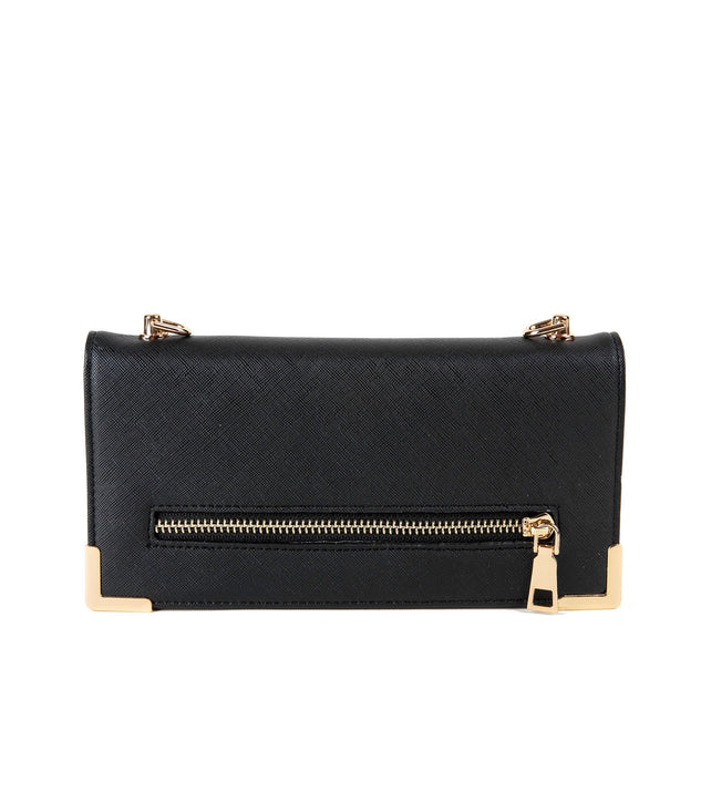 Wallet Crossbody With Metallic Hardware