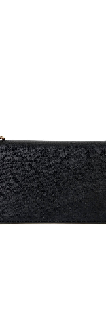 Wallet Crossbody With Metallic Hardware