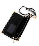 Wallet Crossbody With Metallic Hardware