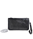Rhinestone Mini Crossbody And Wristlet