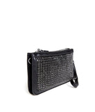 Rhinestone Mini Crossbody And Wristlet