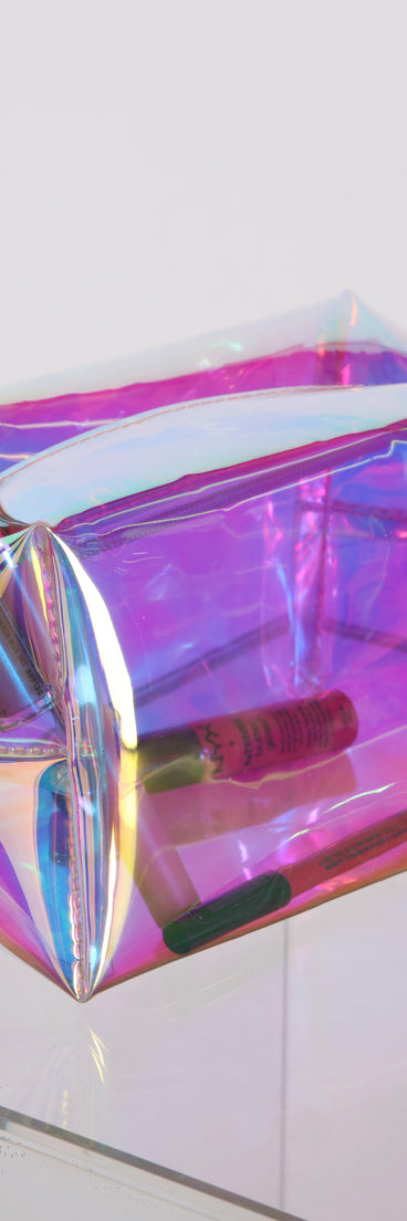 Holographic Makeup Bag