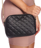 Sleek Quilted Crossbody