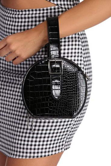 After While Crocodile Handbag