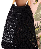 Beachin' It Netted Tote is a trendy pick to create 2023 festival outfits, festival dresses, outfits for concerts or raves, and complete your best party outfits!