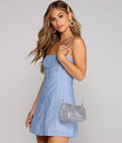 Roll With It Glitter Bowler Bag