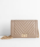 Casually Quilted Crossbody Purse is the perfect Homecoming look pick with on-trend details to make the 2023 HOCO dance your most memorable event yet!