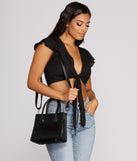 Snake Trim Tote Satchel for 2022 festival outfits, festival dress, outfits for raves, concert outfits, and/or club outfits