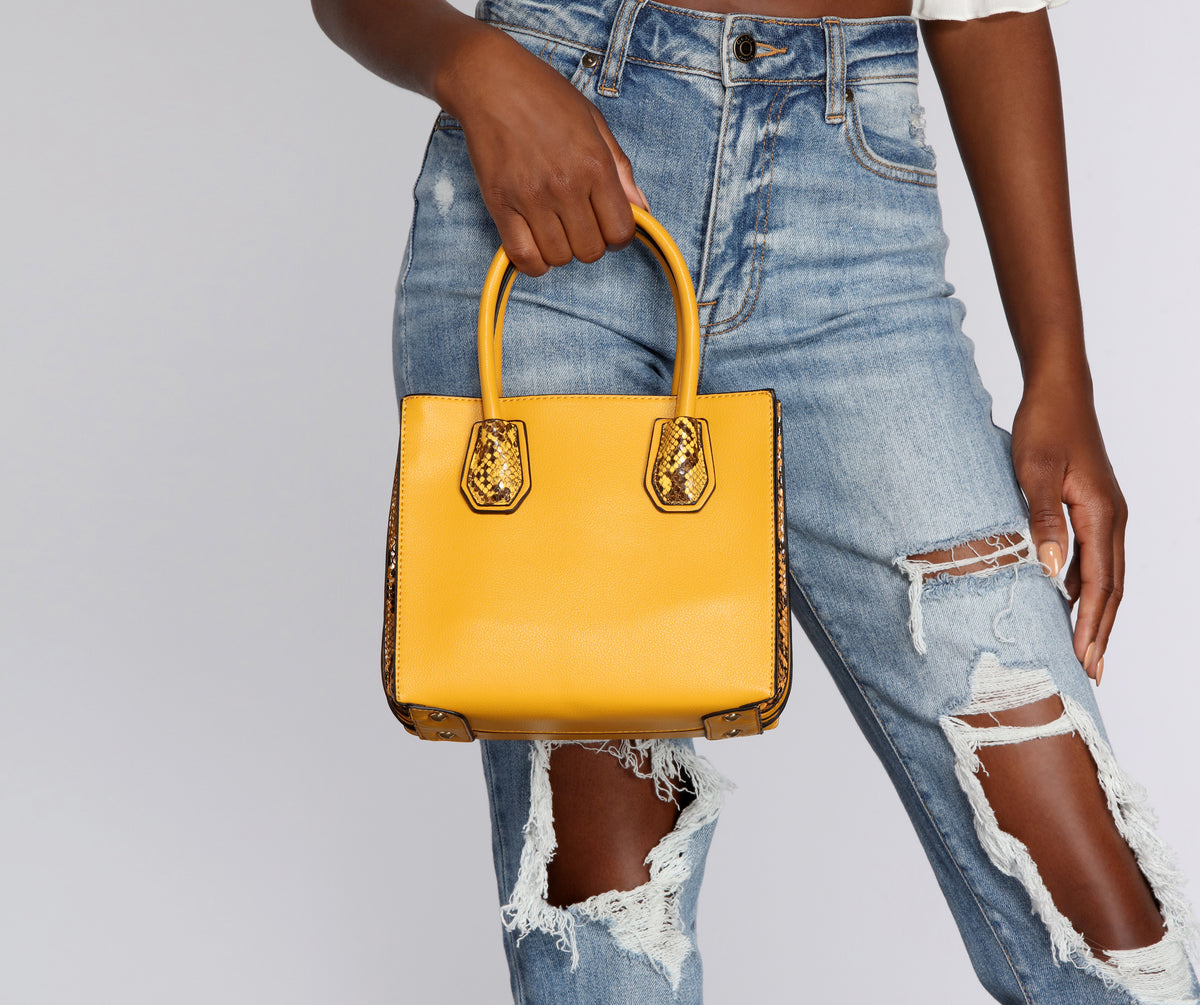 Poised And Chic Satchel