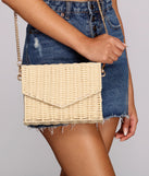 Straw Basket Purse