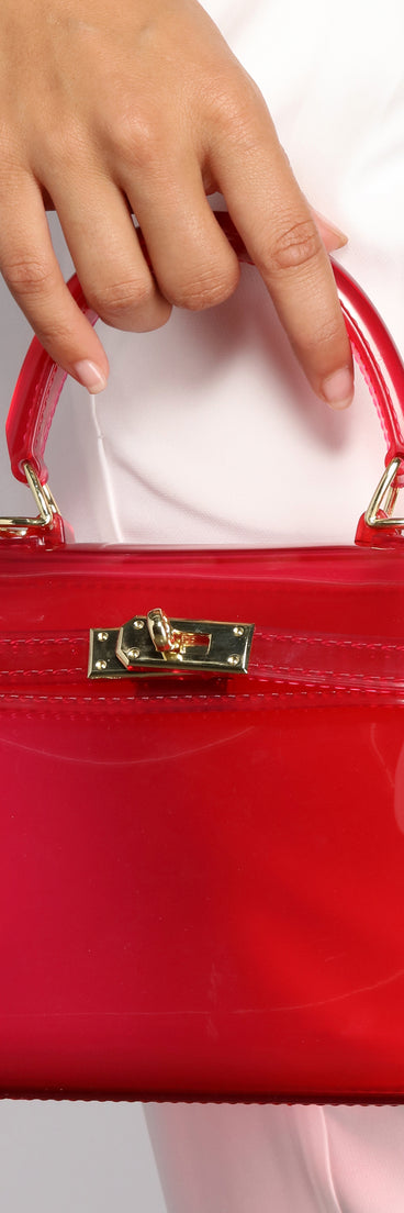 Trendy Mini Jelly Purse is the perfect Homecoming look pick with on-trend details to make the 2023 HOCO dance your most memorable event yet!