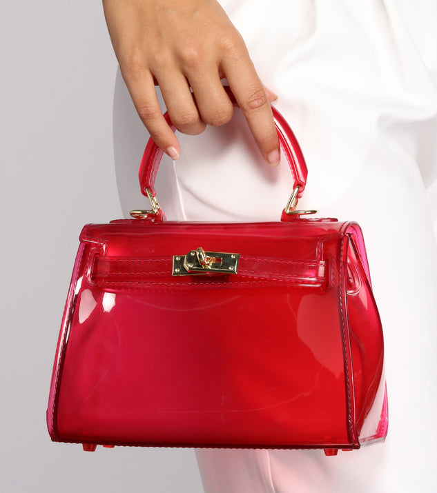 Trendy Mini Jelly Purse is the perfect Homecoming look pick with on-trend details to make the 2023 HOCO dance your most memorable event yet!