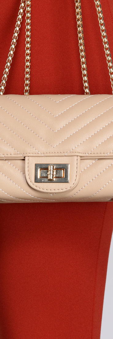 Quaintly Quilted Cross-Body Purse