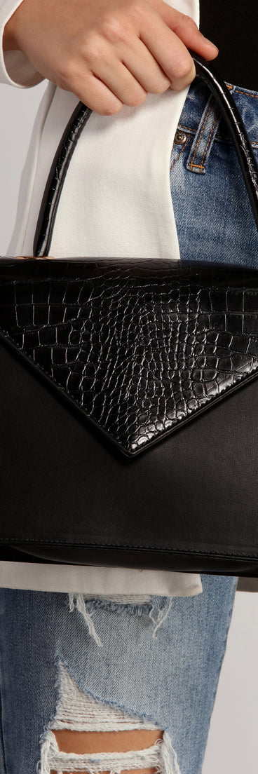 Crocodile Envelope Purse
