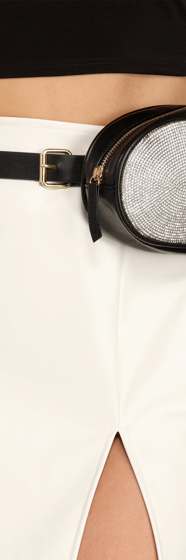 Rhinestone Fanny Pack for 2022 festival outfits, festival dress, outfits for raves, concert outfits, and/or club outfits