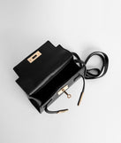 Saffiano Turnlock Top Handle Bag