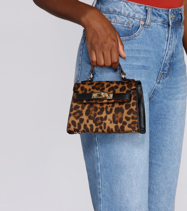 Saffiano Turnlock Top Handle Bag