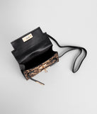 Saffiano Turnlock Top Handle Bag