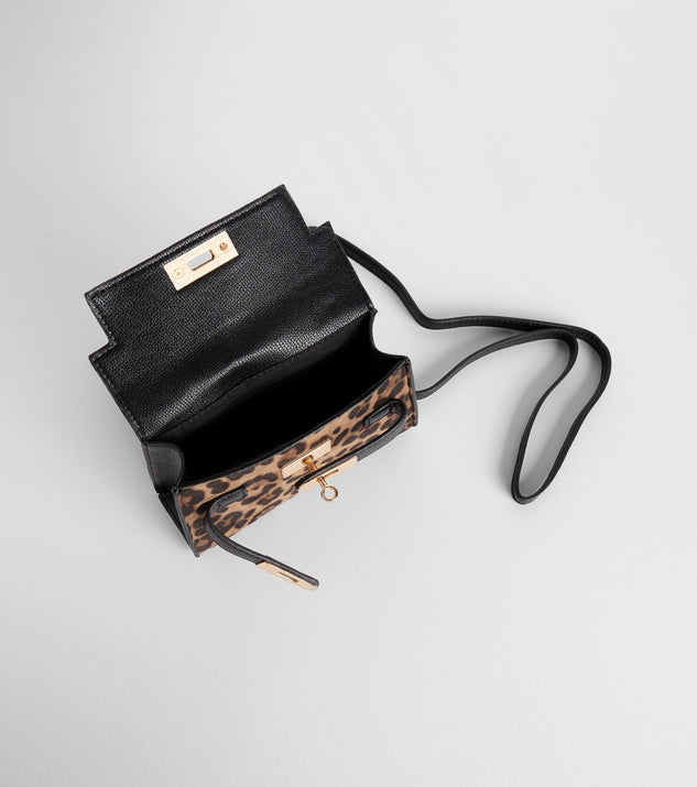 Saffiano Turnlock Top Handle Bag