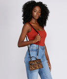 Saffiano Turnlock Top Handle Bag